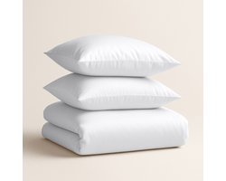 Cuddle Nature - Bamboo - Dekbedovertrek - 100% Bamboe - Eenpersoons - 140x200/220 cm - Wit