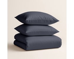 Cuddle Nature - Bamboo - Dekbedovertrek - 100% Bamboe - Tweepersoons - 200x200/220 cm - Antraciet