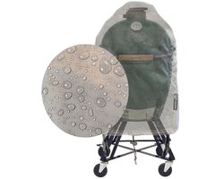CUHOC Kwaliteits Diamond bbq hoes rond - 70x80 cm - Waterdicht met Stormbanden en Trekkoord - Geschikt voor o.a. Kamado, Big Green Egg, Grill Guru, The Bastard, Patton,Weber - Kolen bbqhoes