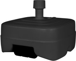 CUHOC Parasolvoet Vulbaar met Water of Zand – 40-60 kg – Ø 33-50 mm – Antraciet – Met Wiel