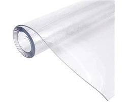 Cuhostki - 1 Stuk - Transparant Bureau Beschermmat - Transparant Tafelzeil - 90cm x 200cm - Dikte 2mm - Tafelbeschermer - Transparant - Anti-Slip en Hittebestendig