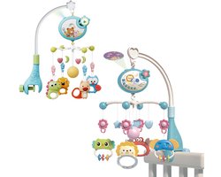 Cuhostki-1Slaaphulp-Baby-Speelgoed-Geel-Standaard-Roterend-Bijtring-Rammelaar