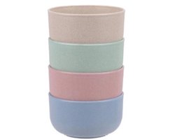 Cuhostki 4 Stukken Familie Maaltijdkomset Biodegradable Multifunctioneel