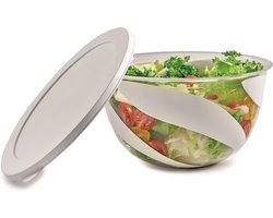 Cuhostki - Set Van 1 Saladekommen Met Deksel - BPA - Vrij Plastic - 2700 ML - Voor Salades - Bewaren En Serveren