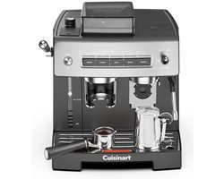Cuisinart Espresso Machine Grind, Tamp and Brew - Met ingebouwde Koffiemolen - 20 Bar Druk - Iced Coffee Functie - 2,2L Waterreservoir - Zilver/Zwart