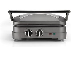 Cuisinart Griddler Elite Grill GR47E Contactgrill - PFAS Vrij - Grillen / Barbeque / Panini - Afwasbare platen - Tot 240 °C