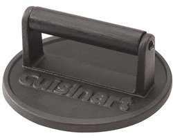 Cuisinart Hamburgerpers - Smash Burger Pers van Gietijzer - Hamburger Maker - 17 cm