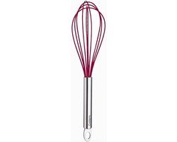 Cuisipro klopper - 5 draden - 25 cm - rood