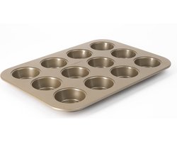 Cuisipro - Muffin Cupcake Bakvorm - 12 stuks