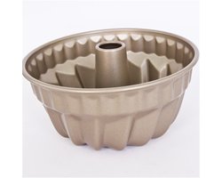 Culinair Tulbandvorm Set – Koolstofstaal – 11x6,5x5cm – 4-Delig