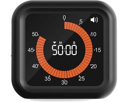 Culinaro® Kookwekker - Oplaadbaar - 11u 59m Timer - Magnetisch - Timer Digitaal - LED Scherm - Zwart