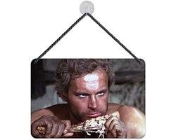 Cult Hanger Bord - Metalen Plaat - Decoratie Huis - Gebogen Plaatstaal - 165 x 115 cm - Multicolor