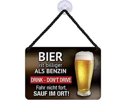 Cult Hanger - Decoratief Bord - Huis Decoratie - UV Bestendige Verf - 16.5 x 11.5 cm - Multicolor