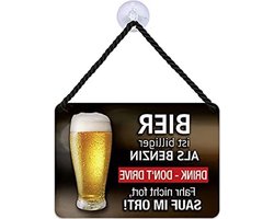 Cult Hanger Tin Sign - Decoratief Bord Metaal - Wanddecoratie Thuis - UV Bestendige Kleuren - 16.5 x 11.5 cm
