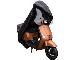 CUP scooterhoes van DS COVERS – Outdoor – Waterdicht – UV bescherming – 300D Oxford – met windscherm– Incl. Opbergzak – Maat M
