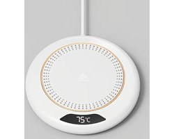Cup Warmer WIT - Mok Warmer - Mug Warmer - Warmhoudplaat - Koffie en Thee warmer - E-Unlimited - Elektrische Verwarmde Onderzetter - Koffie Warmhouder - Koffiekop Verwarmer - Kop Warmer - USB - Kopjes Warmer - Wit