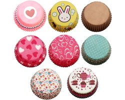 Cupcake wrappers regenboog cupcakevormen kleurrijke cake papier vormen regenboog bakaccessoires