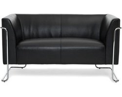 CURACAO | 2-Zits - Lounge bank / sofa Zwart