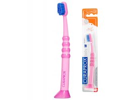 Curaprox Baby Tandenborstel – Extra Zacht – Voor Baby’s en Peuters 0–4 Jaar