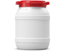 CurTec Voerton met Schroefdeksel Rood/Wit 26 ltr