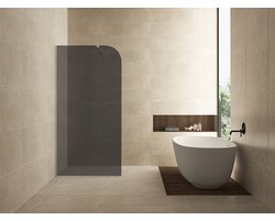 Curvea inloopdouche 1000 x 2000 x 8 mm nano rookglas