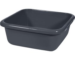 Curver Afwasbak - Vierkant - 15 liter - Antraciet
