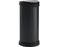 Curver Decobin Push Prullenbak - 40L - 35x28x68cm - Zwart