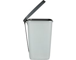 Curver Essentials pedaalemmer - 20 liter - Zilver / Antraciet
