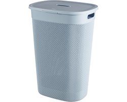 Curver Filo Wasmand met deksel 55L - Blauw