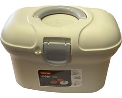 Curver Hobbybox + Tray - 18 Liter - Creme