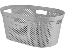 Curver Infinity Dots Wasmand - 39 l - Zilver