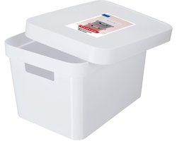 Curver Infinity - Opbergdoos - Opbergbox - mand met deksel 1.7L - Wit