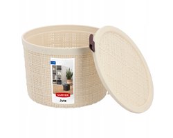 Curver Jute mandje rond 2L Offwhite