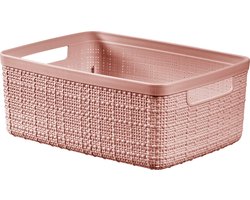 Curver Jute Opbergmand - Maat S - 5 liter - Roze