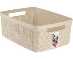 Curver Jute Opbergmand - S - 5 liter - Offwhite
