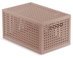 Curver Kaya Opbergmand - 7L - 18,8x30x15,4 cm - Warm Taupe