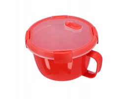 Curver Magnetronbak - Soepkom- Rond - 0,9L - Take Away - Rood
