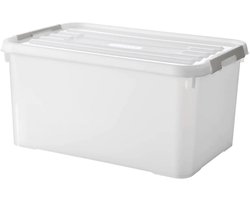 Curver opbergbox kunststof 50 liter - multifunctioneel en stapelbaar.