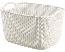 Curver Opbergmand - L 28 x B 40 x H 23 cm - Kunststof - Wit