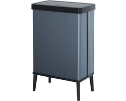 Curver - Prullenbak - Afvalbak 54L - Met poten - gescheiden - Blauw