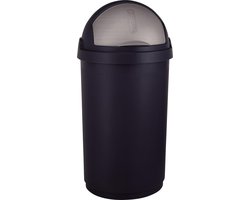 Curver Roll Prullenbak - 50 liter - Zwart