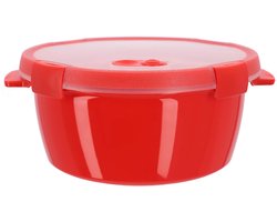 Curver Smart Eco Steamer Magnetronbak Rond - 1.6 liter - Rood