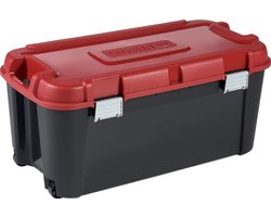 Curver Totem Opbergkist - 80l - zwart / rood