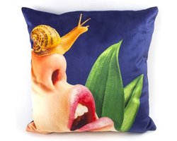 CUSCINO TOILETPAPER 50X50 SNAIL 02308 SELETTI MULTICOLOR