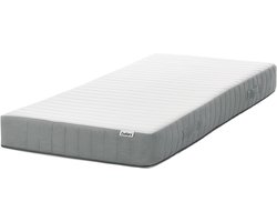 CUSHY - Pocketveringmatras stevig - Wit - 90 x 200 cm - Pocketveren
