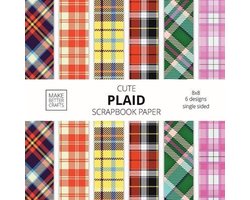 Cute Plaid Scrapbook Paper