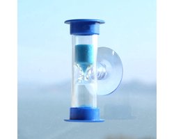 CVD® High Quality Douchetimer - Douchewekker - Doucheklok - douchetimer 3 minuten - Douchetimer - Zandloper Met zuignap - Blauw