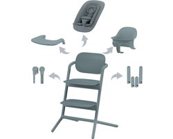 Cybex Lemo - Kinderstoel - 4 in 1 Set - Stone Blue