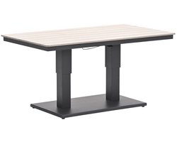 Cyprus tafel- in hoogte verstelbaar - 150x87cm -c. black-light teak