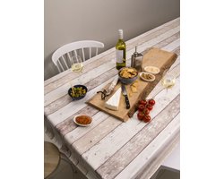 d-c-fix Yvonne Tafelzeil - 140x240cm - Bruin - Hout